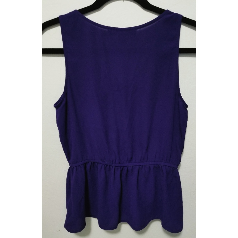 Purple Ruffled Top - Picture 2 of 2